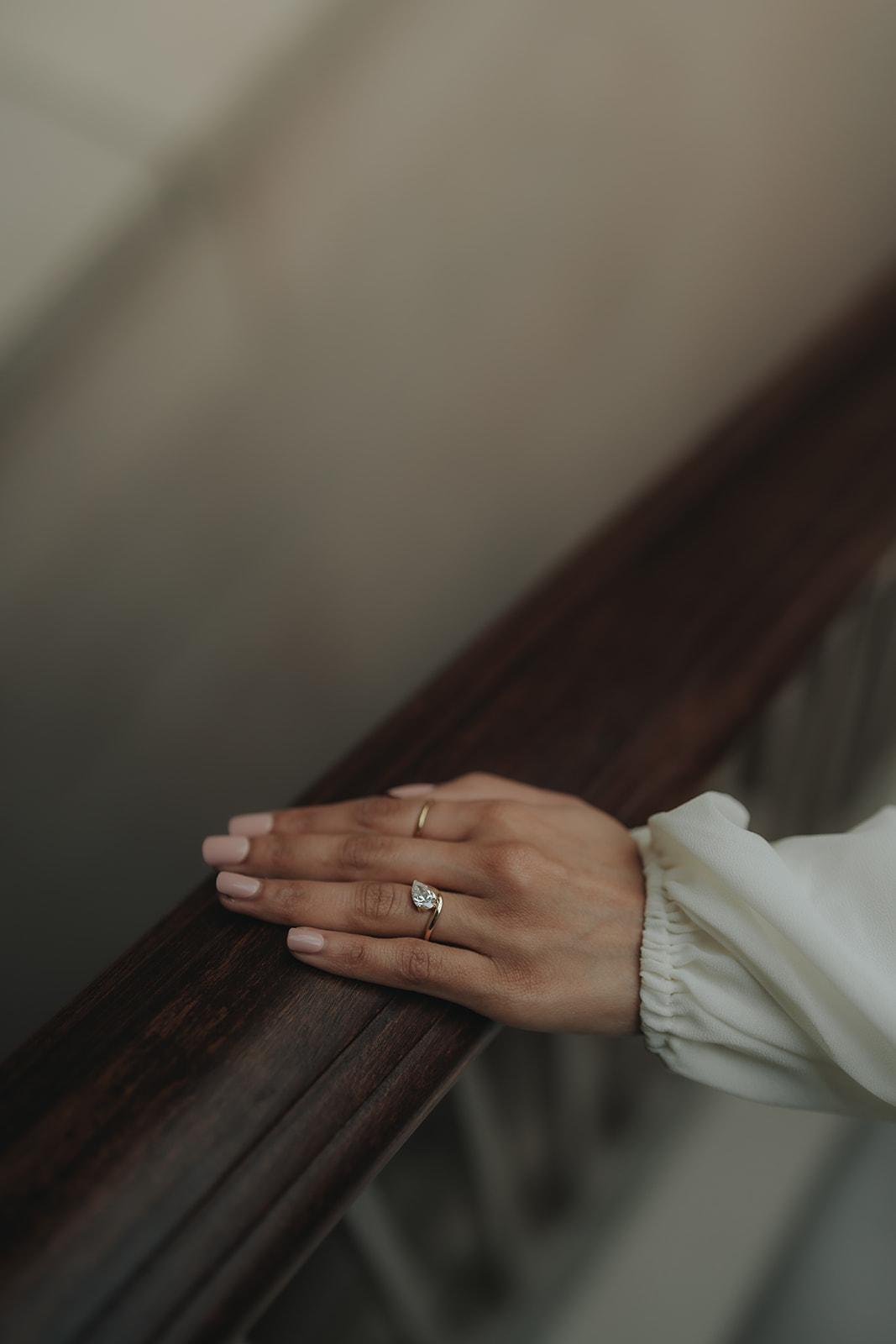 Editorial shoot — ring close-up detail